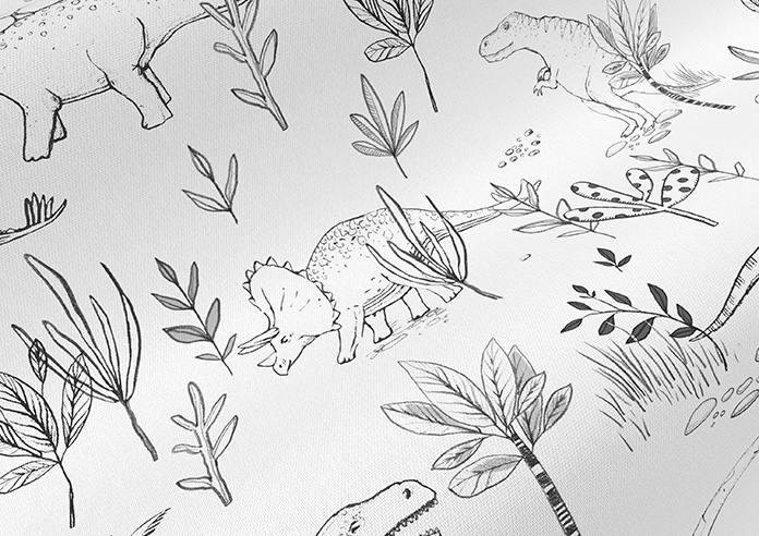 Dino Park, Onyx - Roman Blind - Image 4